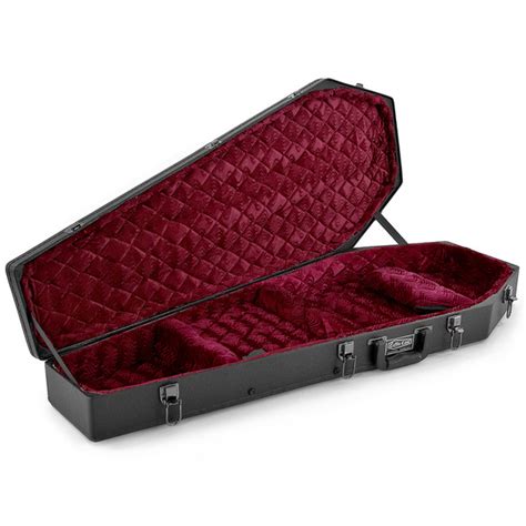 DISC Coffin Case G-185 Universal Guitar Case, Red Interior at Gear4music