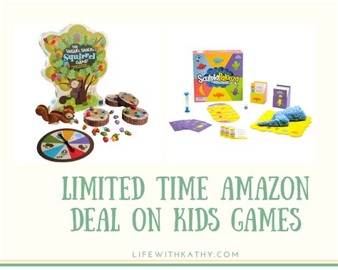 Limited Time Amazon Deal on Kids Games - Life With Kathy