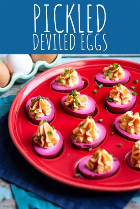 Delicious Pickled Deviled Eggs Recipe – A Nerd Cooks