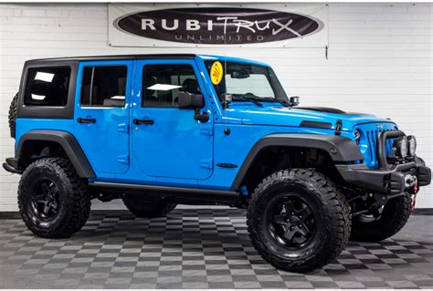 2017 Jeep Wrangler Rubicon Unlimited Chief Blue