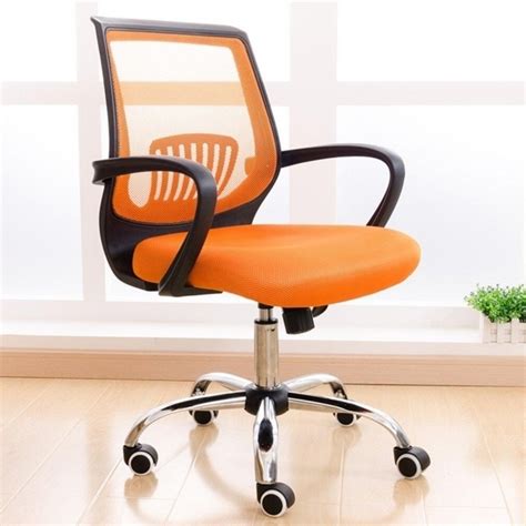 Orange Swivel Chair For Office Lot Conference Chairs With Stainless Steel Wheel Images 52 ...