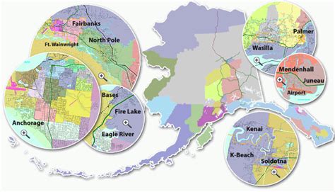 Alaska State Senate District Map - Printable Map