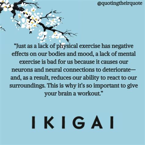 Ikigai Book Quotes | Ikigai quotes, Buddha quotes life, Book quotes