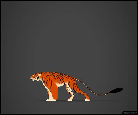 ArtStation - Stylized Tiger Jump Cycle, Baukje Jagersma Jump Animation, Vector Animation ...