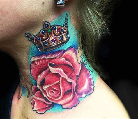 Rose and Crown tattoo by Peter Hlavacka | Post 26440