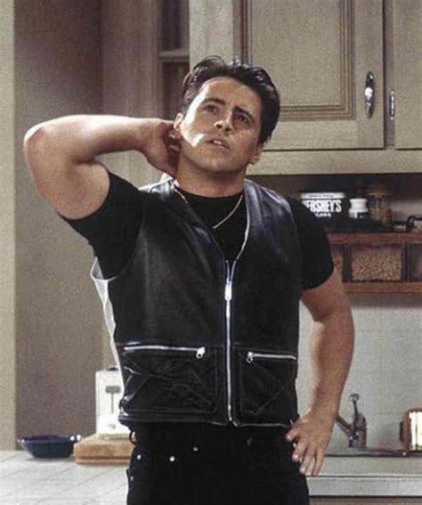 Joey Tribbiani Matt LeBlanc Leather Vest - USA Leather Factory