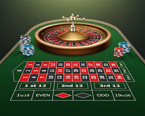 Free Vector | Vector realistic casino roulette table, wheel and black ...