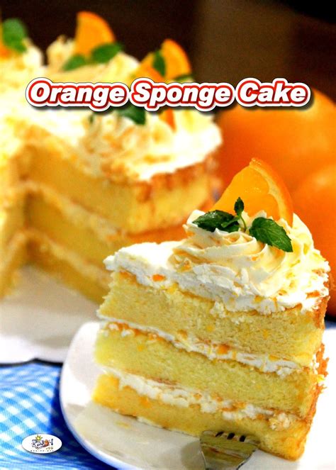 Orange Sponge Cake Recipe - Pinoy Recipe at iba pa