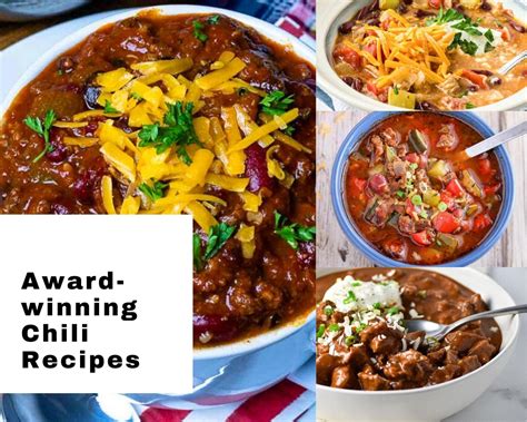 11 Award winning Chili Recipes- Food Meanderings