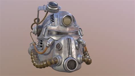 Fallout: T51b Power Armor Helmet - Download Free 3D model by Cryostatic ...