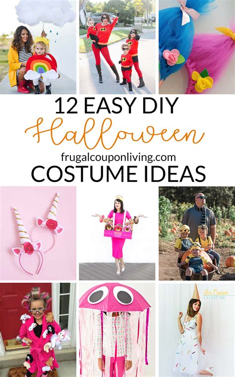 12+ Easy DIY Halloween Costume Ideas for Everyone