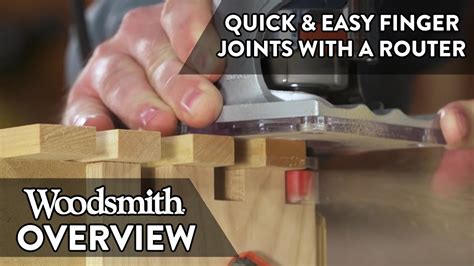 Fast & Easy Finger Joints with a Router Jig! - Tazacnc