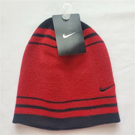 Nike Beanie Lid Boys Kids Youth Cap Hat, Red Black Size 8/20, Gift 617846145071 | eBay | Black ...