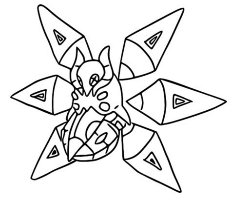 Iron Moth Pokemon coloring page - Download, Print or Color Online for Free