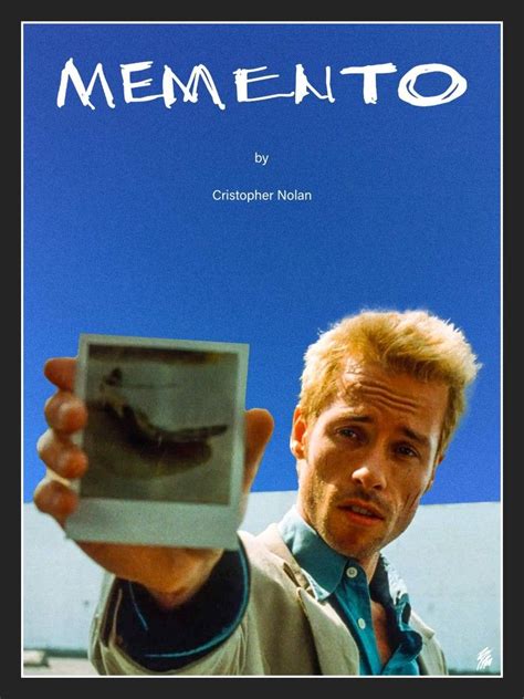 4k Film poster of Memento by Christopher Nolan. Alternate Poster. Film Posters Art, Film Poster ...