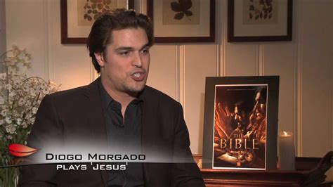 Interview with 'Jesus' played by Diogo Morgado for The Bible miniseries - YouTube