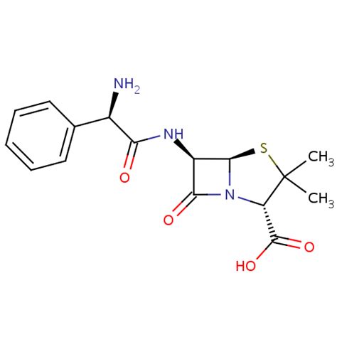 Ampicillin ~ Structure of