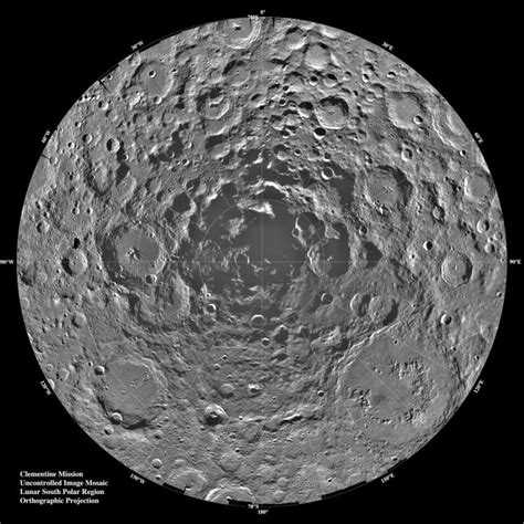 浏览图片：月球南极极区域_月球_太阳系写真_天文图吧__天狼星天文网 WWW.DOGSTAR.NET