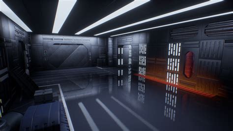 Deathstar Interior Environment (UE4) — polycount