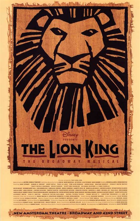 The Lion King (musical) - Disney Wiki