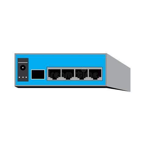 Router Mikrotik Design Vector Stock Vector - Illustration of switch, electronic: 234591994