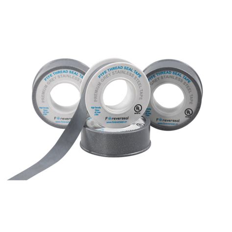 Teflon Professional High Density Gray PTFE (Polytetrafluoroethylene) Tape | Gray Stainless Steel ...