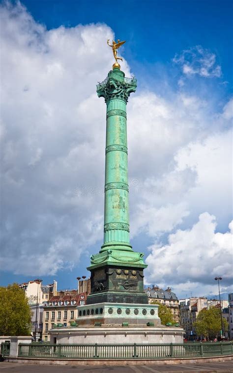 Bastille Monument, Paris France Stock Photo - Image of statue, liberty ...