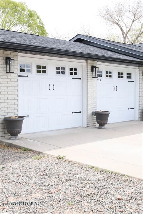 New Garage Doors - The Wood Grain Cottage