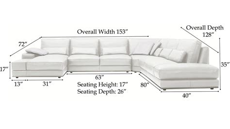 Modern 3 Piece White Leather Nolan Sectional Sofa | Zuri Furniture