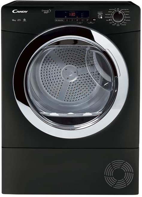 Candy Grand O'Vita GVSC10DCGB Freestanding Condenser Tumble Dryer, Large Capacity, 10 kg Load ...