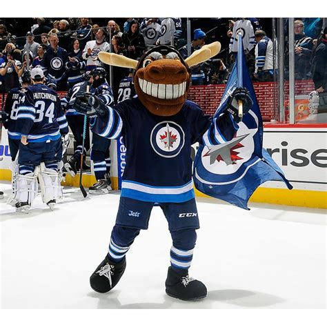 Winnipeg Jets mascot Mick E Moose