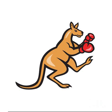 Boxing Kangaroo Clipart | Free Images at Clker.com - vector clip art online, royalty free ...