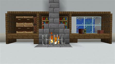 Minecraft Fireplace