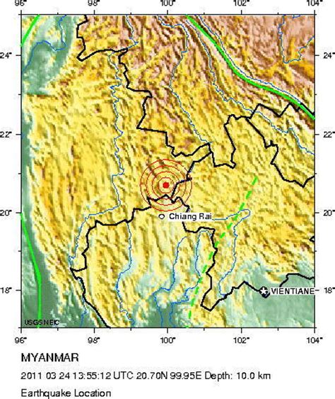 Burma MAP: Myanmar Hit By Earthquake (PICTURES) | HuffPost