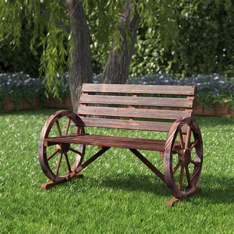 August Grove® Kasandra Outdoor Garden Bench & Reviews | Wayfair