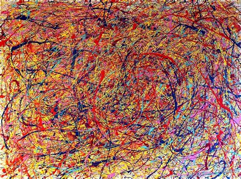 "Abstract Jackson Pollock Painting Original Art Titled: Dynamic" by ...