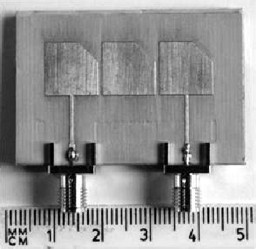 Photograph of the fabricated dual-band passband filter. | Download Scientific Diagram