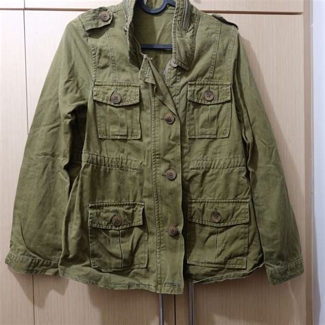 Army Green Jacket, Women's Fashion, Coats, Jackets and Outerwear on ...