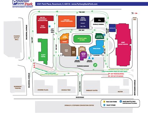 MAP OF AREA – Parkway Bank Park