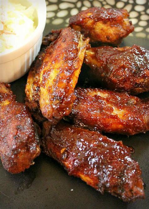 Slow Cooker Barbecue Chicken Wings - Good Dinner Mom