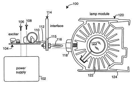 Patent US6376993 - Power supply to xenon ARC lamp interface - Google Patents
