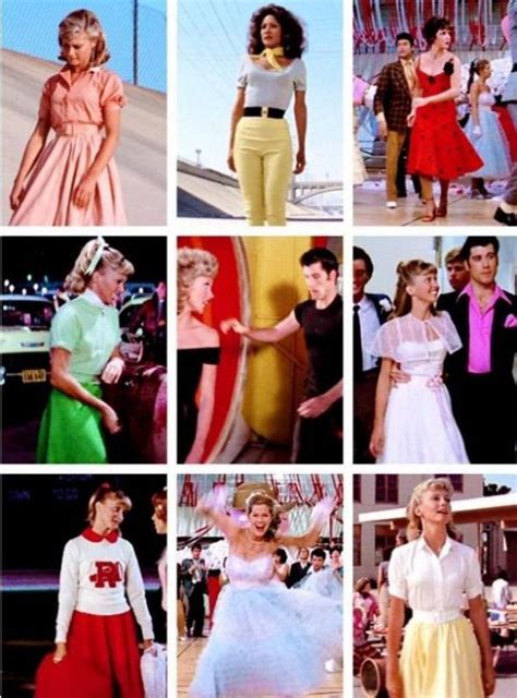 Grease Costumes. 1970s (potrayal of 1950s) … | Grease costumes, Grease outfits, Grease movie