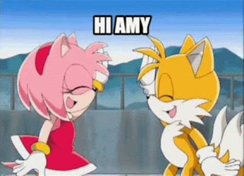 Miles Tails Power And Amy Rose GIF - Miles Tails Power And Amy Rose - Discover & Share GIFs