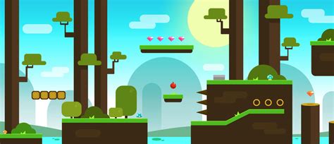 Free 2D Block Forest Tile Pack | OpenGameArt.org