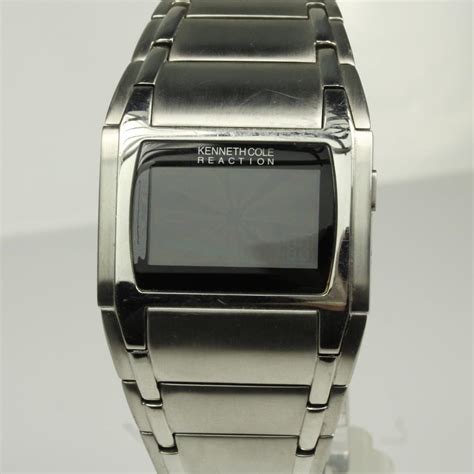 Kenneth Cole Mens Stainless Steel Digital Watch | Property Room