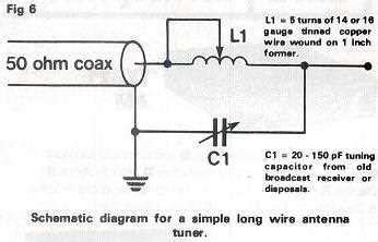 DIY Random Wire Antenna Tuner Circuit Design