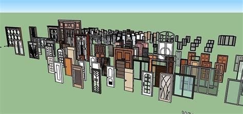 Doors and Windows for Sketchup 3D model | CGTrader