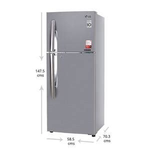 Buy LG 260 L 2 Star Inverter Frost Free Double Door Refrigerator(GL ...