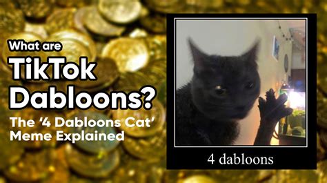 What Are TikTok Doubloons? The '4 Dabloons Cat' Meme Explained | Know Your Meme