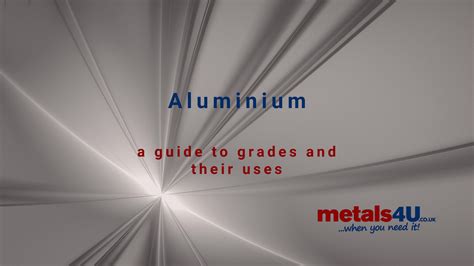 A guide to aluminium grades and their uses. - Ideas & Advice | metals4U